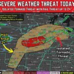 Large Hail Over 2 Inches Brief Damaging Winds and Isolated Tornado Threat Hitting Midwest and Plains States Today From Kansas Missouri Into Oklahoma and North Texas