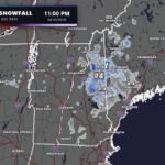 Late May Snow Forecast for Northern New Hampshire and Maine With Up to 1.6 Inches Near Berlin and Rumford Saturday May 30