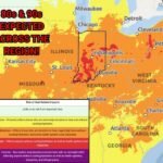 NWS Moderate to Major Heat Risk With 80s and 90s and Heat Indices Reaching Low to Mid 90s Across Indiana Including Indianapolis Louisville and Cincinnati Monday May 18
