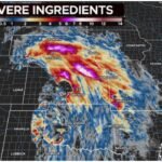 North Platte Nebraska and Hutchinson Kansas Facing Slight Risk of Damaging Winds Large Hail and Tornadoes Along Dryline This Afternoon