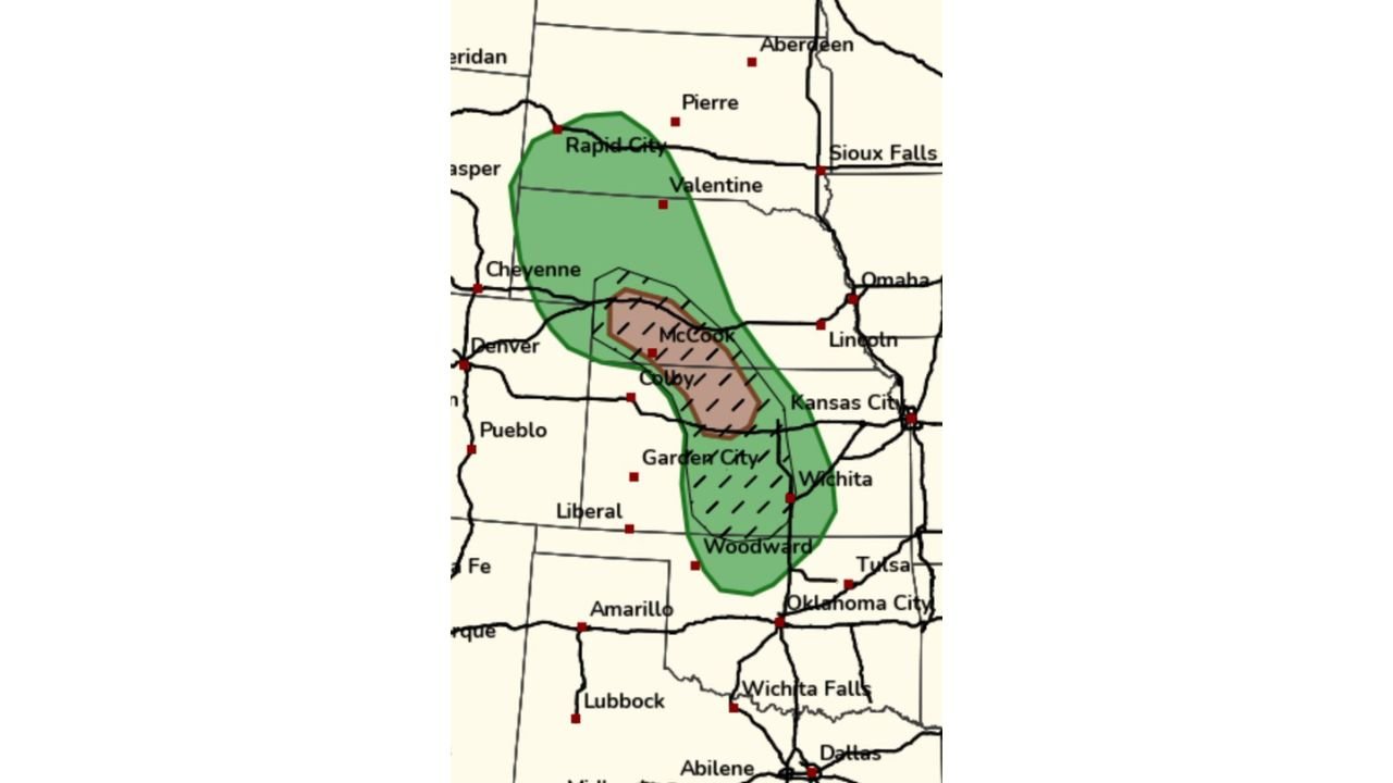 Northwest Kansas and Southwest Nebraska Severe Storm Initiation Uncertainty Grows as Models Trend Downward Today