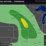 Omaha Nebraska and Sioux Falls South Dakota on High Alert for Supercells With Tornadoes and Large Hail Sunday May 31