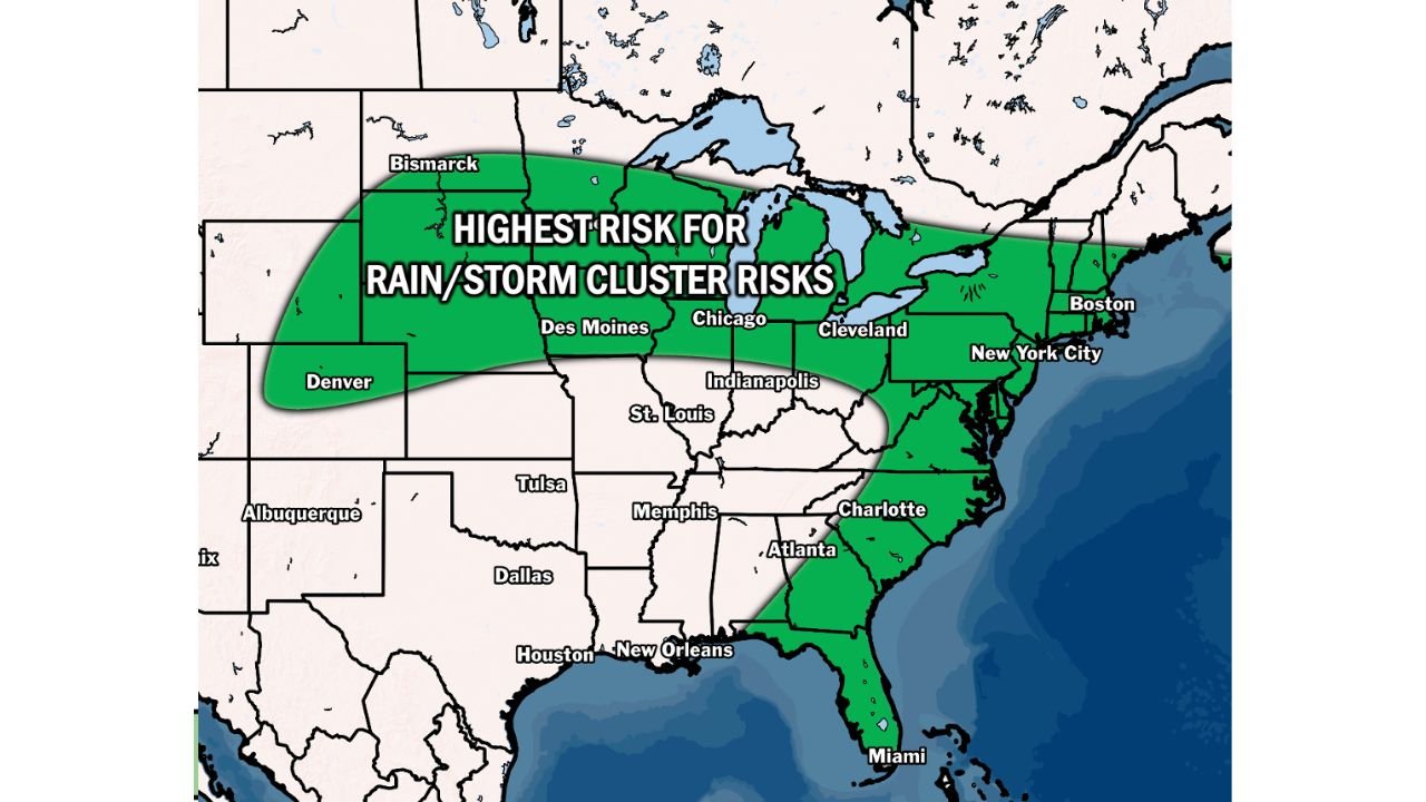 Plains to East Coast Bracing for More Active Storm Pattern with Rain and Storm Cluster Risks from June 6 to 11