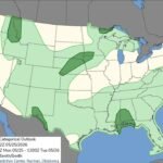 SPC Day 1 Marginal Risk Issued Across Gulf Coast, Far West Texas, Nebraska and Northern Rockies Today May 25