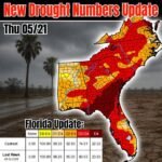 Severe Drought Gripping Entire Southeast With 100 Percent of Florida Under Drought Conditions Thursday May 21 Update as Region Needs Much More Rain