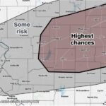 Severe Storms With Damaging Winds and Hail Hitting Central and Southeast Illinois Including Effingham Vandalia and Salem Today May 18 Through 8 PM in Two Waves
