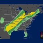 Severe Weather With Very Large Hail Damaging Winds and Tornado Threat Stretching From Texas to Maine Affecting Over 90 Million People Tomorrow Tuesday May 19