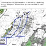 Slow Moving Downpours Tracking Toward Indianapolis and Carmel With IMS Entry Expected Around 3 PM Today