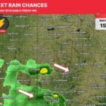 Small Isolated Shower Chance With No Thunder Threat Around Dayton and Richmond Ohio Friday May 15 Midday Into Early Afternoon With Better Rain Chances Arriving Saturday