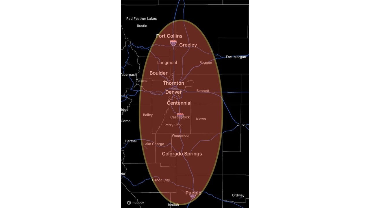 Strong to Severe Thunderstorms Possible After 1 PM Across Denver, Colorado Springs, Boulder and Fort Collins Today