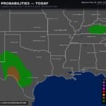Tornadoes Possible Across West Texas, New Mexico and Louisville Kentucky With Active Probability Zones Today May 26