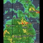 Widespread Showers and Storms With Lightning and Heavy Downpours Soaking Ohio Including Dayton Bellefontaine Springfield and Hamilton This Morning May 16