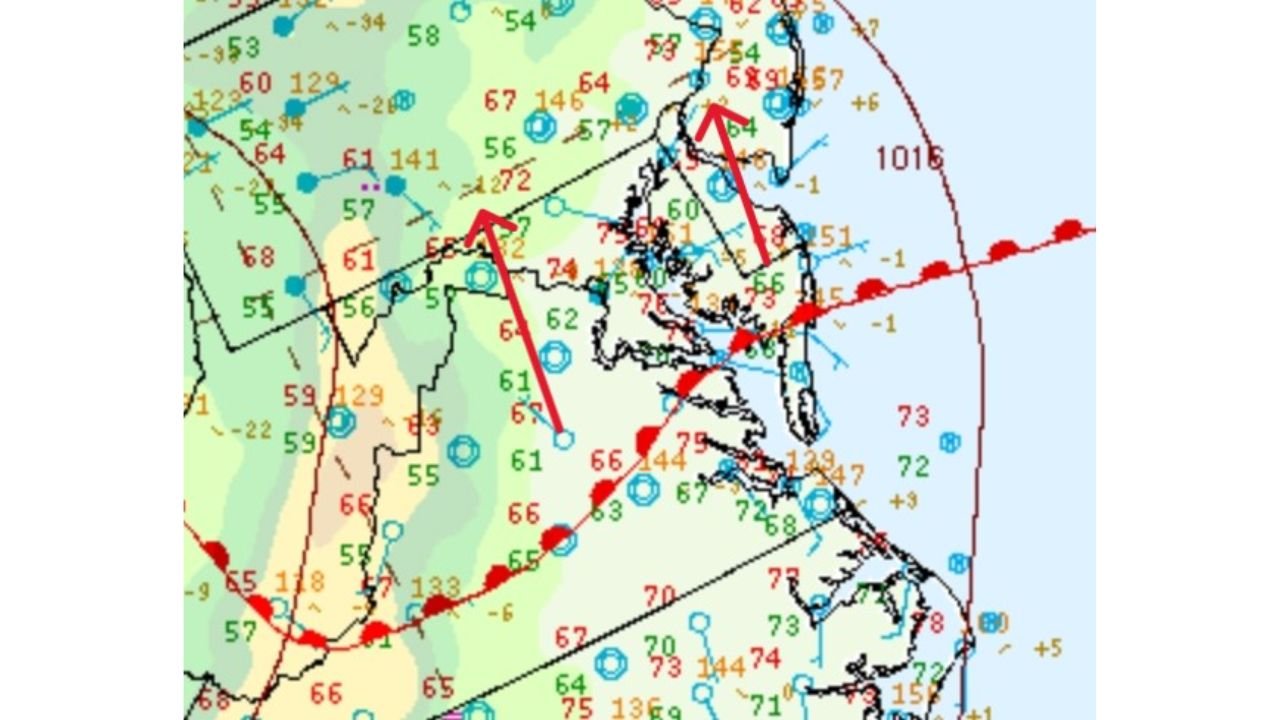 Baltimore Metro, Maryland Face Damaging Winds, Heavy Rain and Tornado Chance This Afternoon as Warm Front Triggers Spinning Storms