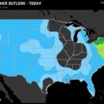 Buffalo, New York and Presque Isle, Maine Leading the Nation with Beautiful Weather as Most of the US Enjoys Fair to Nice Conditions Monday June 8