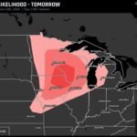Cedar Rapids Charles City and Decorah Iowa Face EF2 Tornado Risk Wednesday With 75 MPH Winds and Large Hail Possible