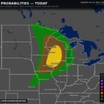 Cedar Rapids, Iowa and Rochester, Minnesota See Best Tornado Chance Today as EF-2 Tornadoes Possible From Northern Missouri to Northern Wisconsin
