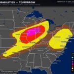 Chicago, Illinois and Milwaukee, Wisconsin Hit by Dangerous Storm Line Thursday Bringing 60 to 85 MPH Winds Across the Midwest and Great Lakes