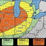 Chicago, Indianapolis, and Columbus Face Severe Storm Threat Thursday Evening With 70 MPH Winds and Tornadoes Possible Across the Midwest and Ohio Valley