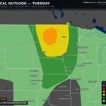 Dakotas and Western Minnesota Including Fargo and Sioux Falls Under Enhanced Risk with All Hazards and Significant Tornadoes Possible as Powerful Shortwave Targets Region Tuesday June 9