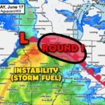 Illinois and Indiana Brace for Round Two of Wednesday Severe Weather This Afternoon as Cold Front and Low Pressure Bring Greater Tornado Potential
