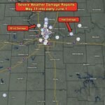 Kansas City and Eastern Kansas Hit by Tornado, Large Hail, Wind Damage, and Flooding as Damage Reports Confirmed from May 31 into June 1