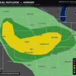 Kansas, Missouri, Illinois Face Slight Risk Sunday as Severe Storms Bring Large Hail, Damaging Winds, Tornadoes