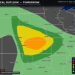 Kansas, Nebraska, Colorado Face Enhanced Risk of Severe Storms With Very Large Hail, 75 MPH Winds, Tornadoes Saturday