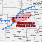 Kansas and Nebraska Supercells Forming Between 3 and 6 PM Saturday Bringing Tornado and Hail Risk Before Merging Into Damaging Wind Lines Tonight