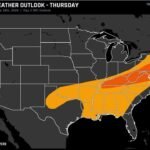 Kentucky West Virginia and Pennsylvania Face Level 2 Damaging Wind Threat Thursday as Fast Upper Level Winds Push Storm Lines East