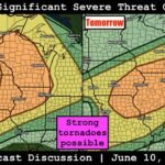 Minnesota, Iowa, Illinois, and Missouri Facing Multiple Rounds of Severe Storms Today and Tomorrow With Strong Tornadoes and Damaging Winds Likely