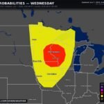 Minnesota, Iowa, Wisconsin, and North Dakota Including Minneapolis, Sioux Falls, and Des Moines Facing Growing Severe Weather Outbreak with Strong Tornadoes, Very Large Hail, and Widespread Damaging Winds Wednesday June 10