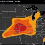 Missouri, Kansas, and Oklahoma Hit With Level 3 Severe Weather Today Bringing 75 MPH Winds Large Hail and Tornadoes Across Wichita and Kansas City This Afternoon