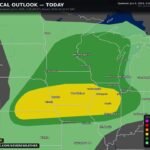 Nebraska, Iowa, and Illinois Including Omaha, Des Moines, and Chicago Facing Significant Nighttime Severe Weather with Very Large Hail, Damaging Winds, and Tornadoes After Sunset Friday June 5