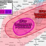 Northern Illinois and Chicago Face SPC Upgraded EF3 Tornado Risk Today as Volatile Ingredients Overlap Across the Region