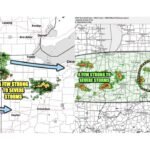 Northern Indiana and Ohio Including Fort Wayne, Columbus, Akron, and Youngstown Hit by Strong to Severe Storms with Large Hail, Damaging Winds, and Isolated Tornado as Highest Risk Peaks by 7PM Saturday June 6