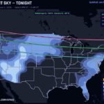 Northern US States Including Montana, Minnesota, and New England Getting Chance to See Aurora Tonight at Kp 5 G1 Level with Naked Eye Viewing Possible to 44N Friday Night June 5