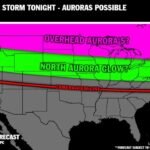 Northern US and Canada Including Northern Plains and Midwest Could See Northern Lights Tonight as Geomagnetic Storm Pushes Aurora View Line as Far South as Kansas