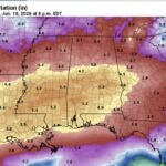 South Alabama and the Deep South Facing Over 5 Inches of Rain Through Next Thursday as Flooding Risk Builds Sunday Through Midweek