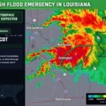 Southern Avoyelles Parish Louisiana Flash Flood Emergency Issued as Catastrophic Flooding Hits Marksville and Cottonport With 8 to 12 Inches of Rain Already Fallen
