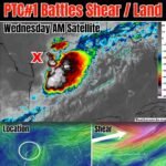 Texas Gulf Coast Watching Potential Tropical Cyclone 1 Battle Wind Shear and Land as Heavy Rain and Possible Storms Approach the Upper Gulf Coast