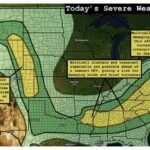 Wyoming, Colorado, Nebraska, Maryland, Pennsylvania, New Jersey, Southeast Face Dual Slight Risk Today With Very Large Hail, Damaging Winds, Tornadoes on Both Coasts